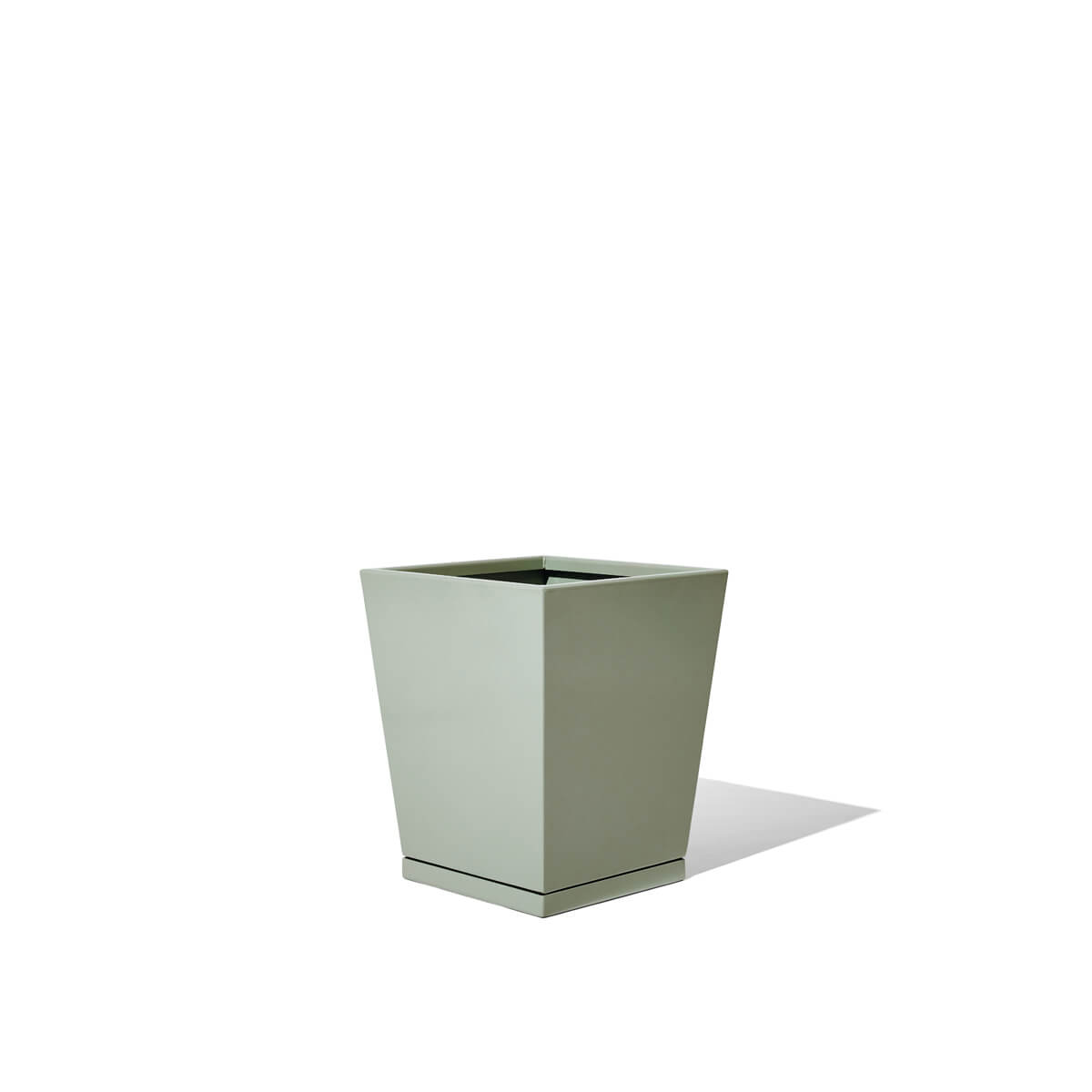 gray carbon steel planter box