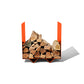 orange log holder