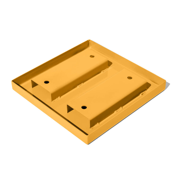 yellow carbon steel drainage plate